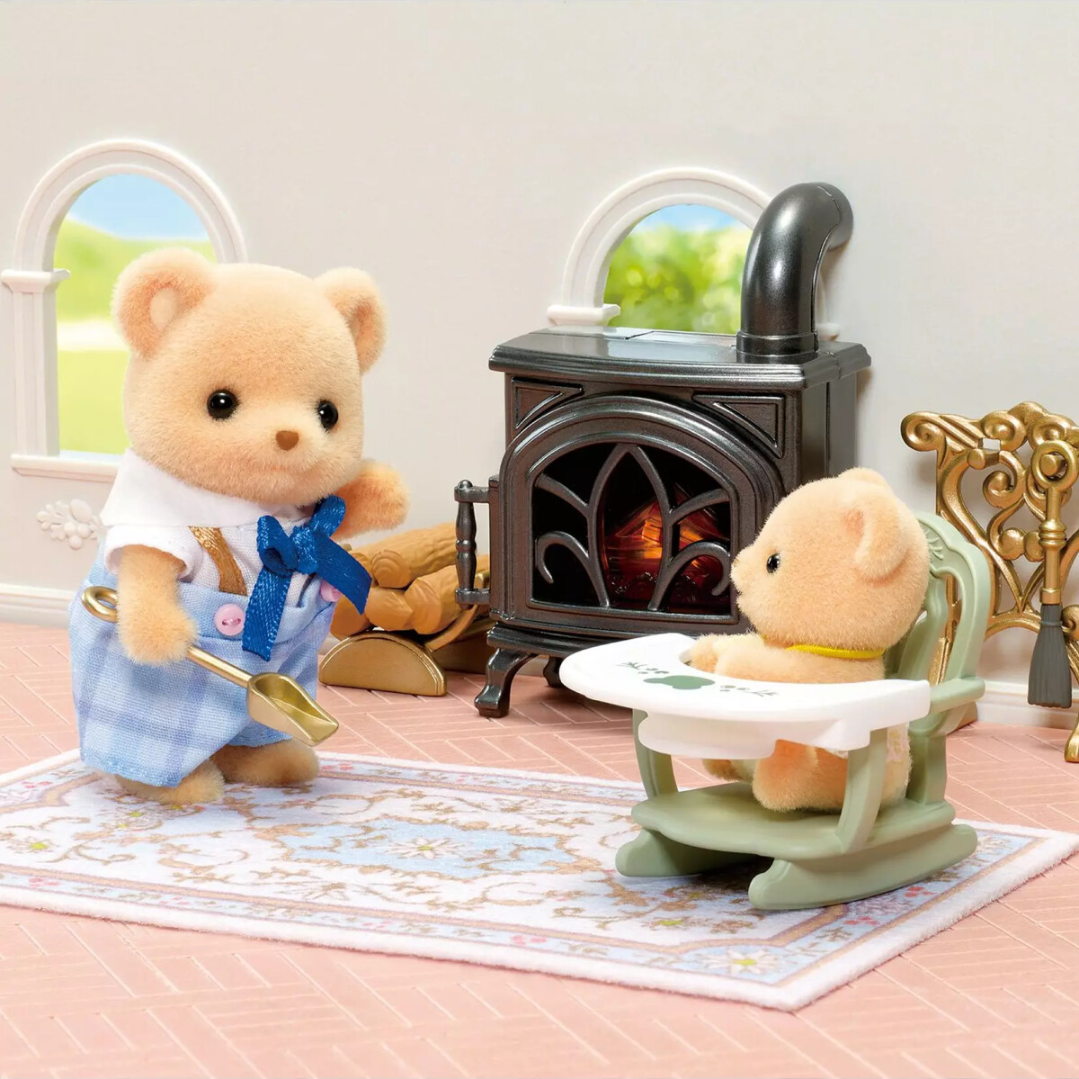 Sylvanian Families - Herregården Med Det Rød Tag S Elegante Spisestue