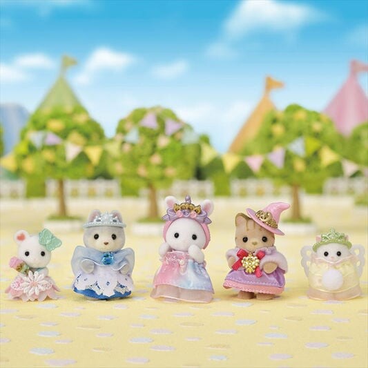 Sylvanian Families Figurer - Prinsesse Sæt - 5 Stk - 5703