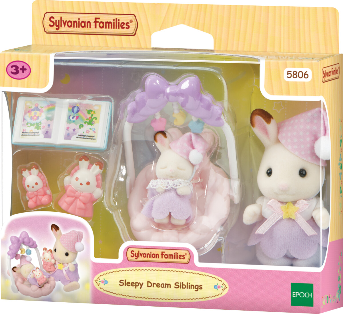 Sylvanian Families - Søsken Drømme Sovetid - 5806