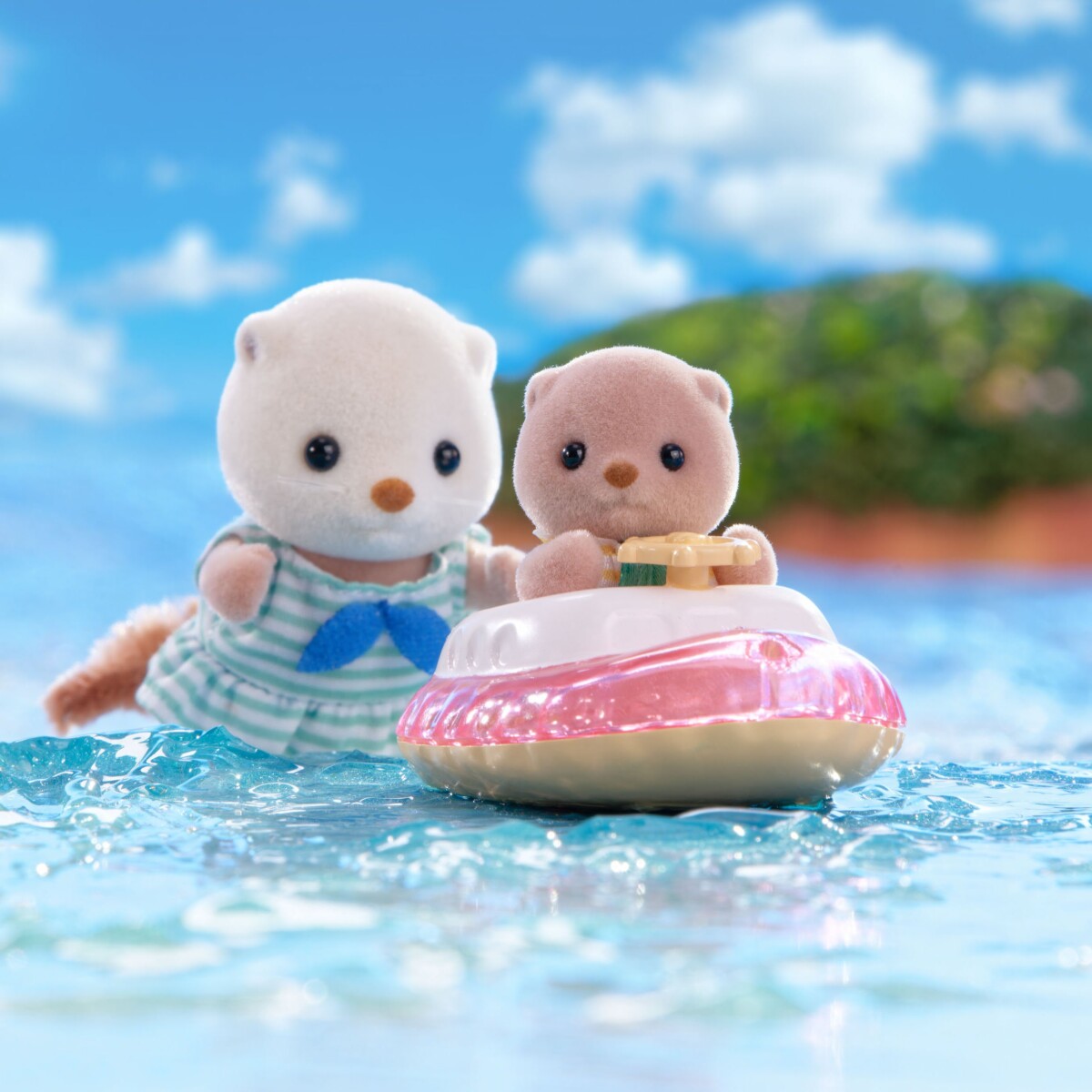 Sylvanian Families - Søstrene Havodder - Plaske Snorkel Sæt 5804