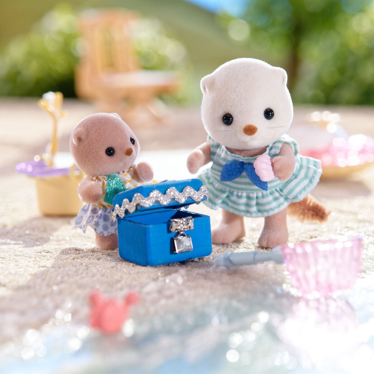 Sylvanian Families - Søstrene Havodder - Plaske Snorkel Sæt 5804