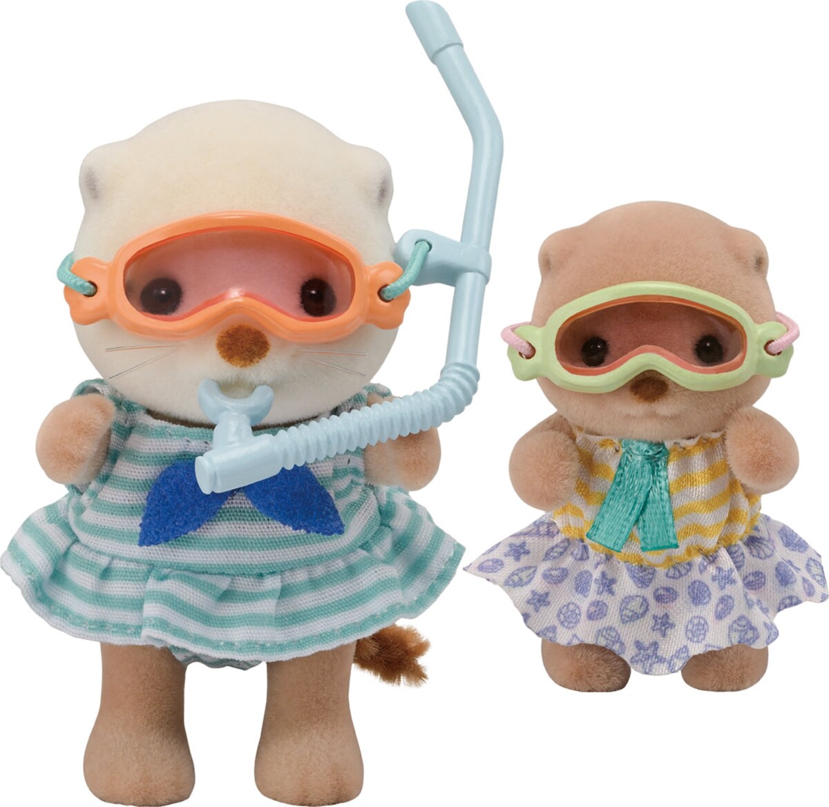 Sylvanian Families - Søstrene Havodder - Plaske Snorkel Sæt 5804