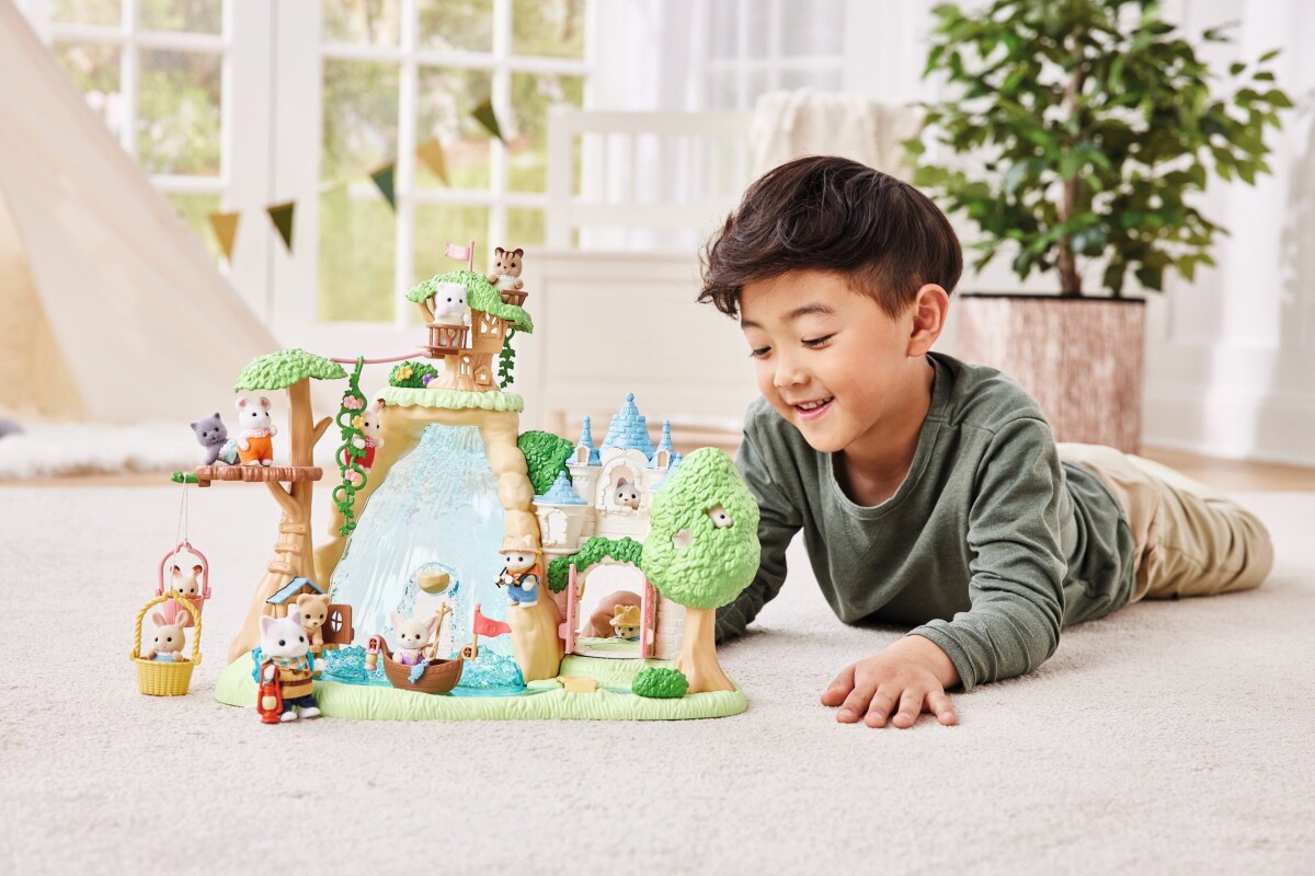 Sylvanian Families - Spændende Opdagelsessæt -Latte Cat Bror Baby 5763