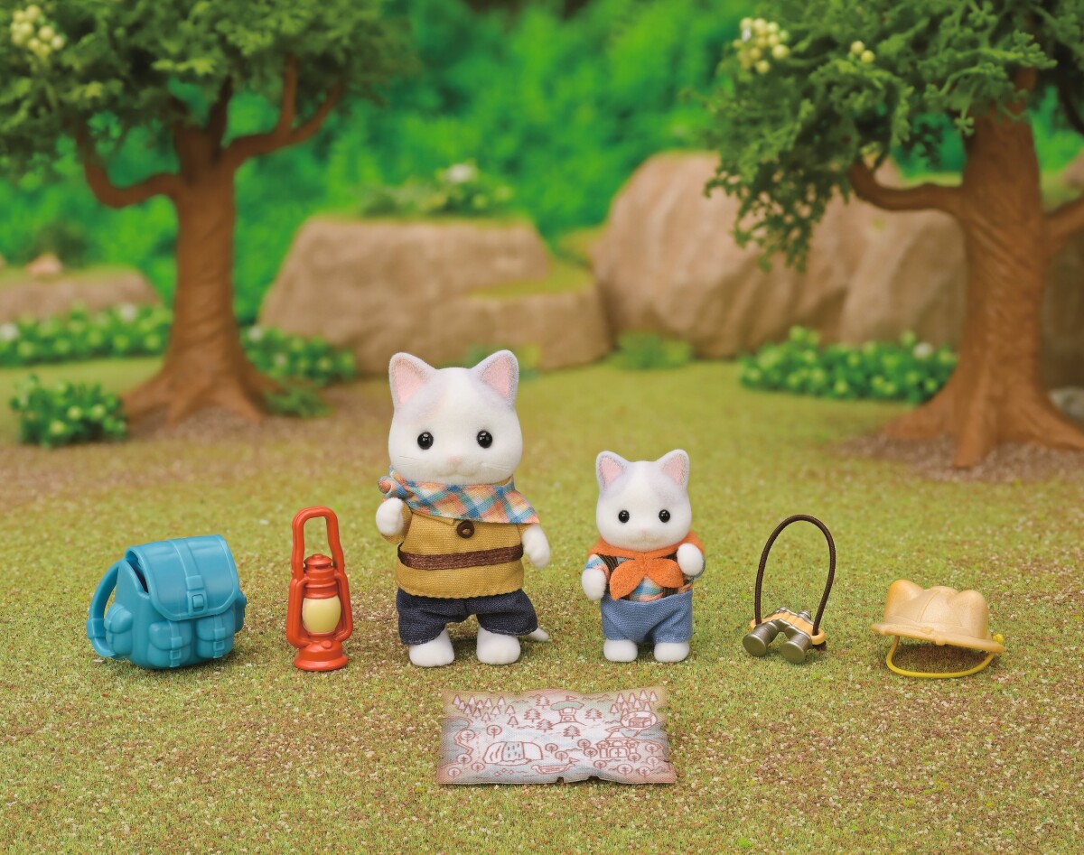Sylvanian Families - Spændende Opdagelsessæt -Latte Cat Bror Baby 5763