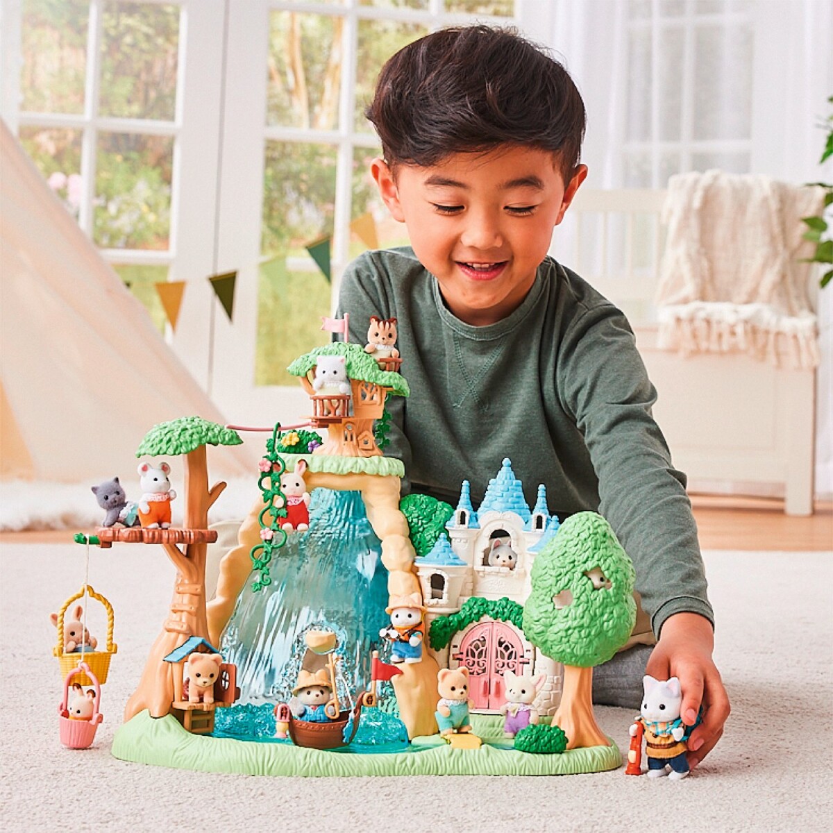 Sylvanian Families - Spændende Opdagelsessæt -Latte Cat Bror Baby 5763