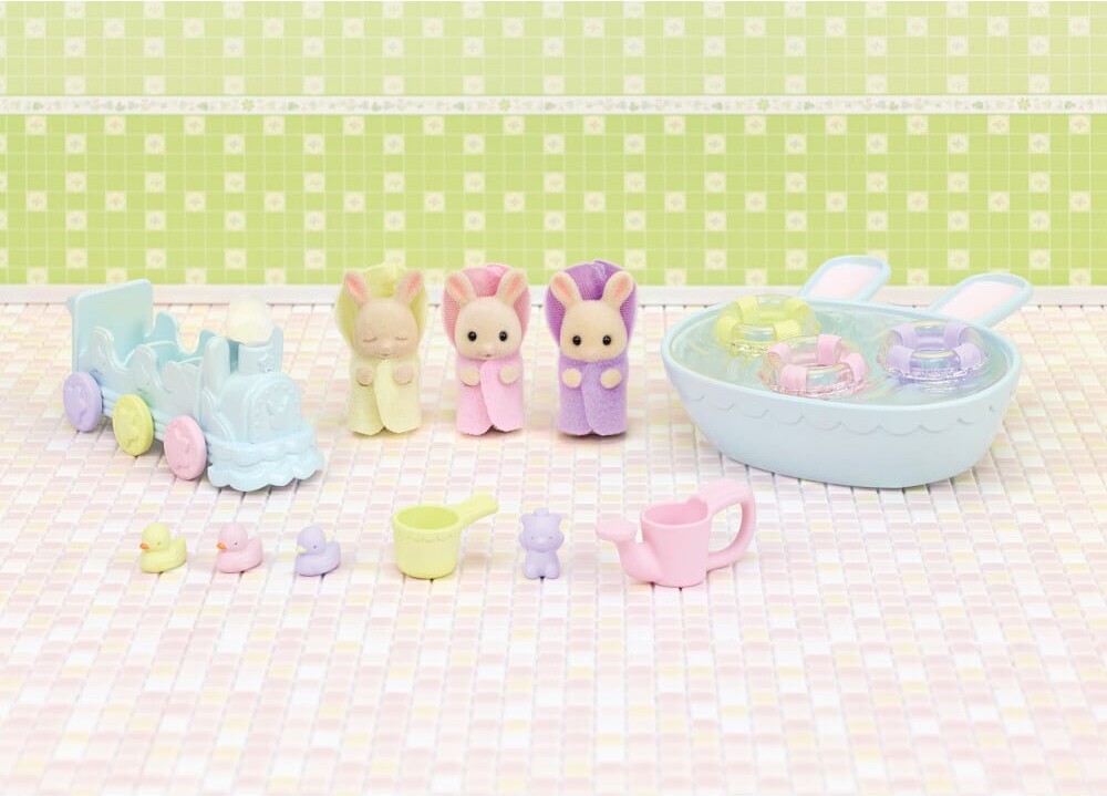 Sylvanian Families - Trillinger Med Bad Legesæt - 5707