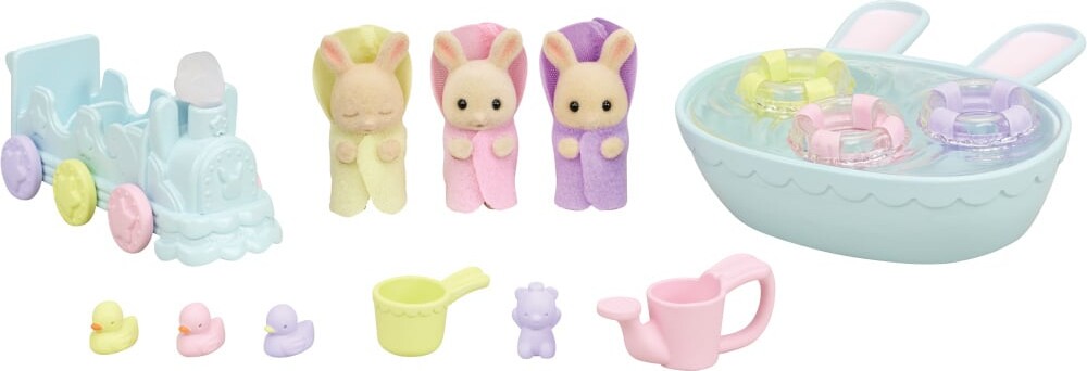Sylvanian Families - Trillinger Med Bad Legesæt - 5707