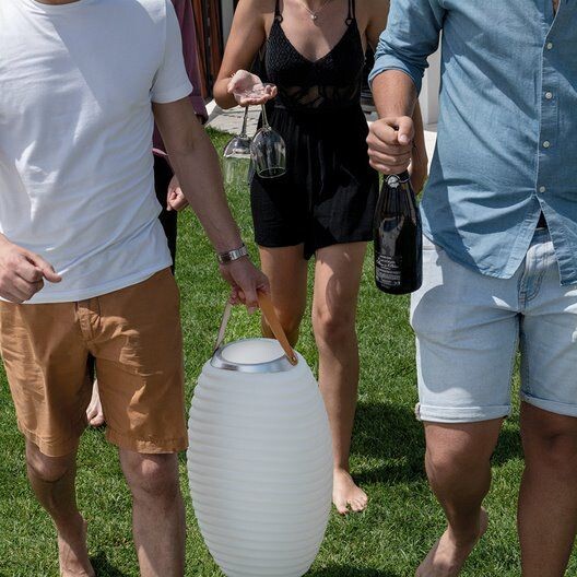 Kooduu Lampe Med Højtaler - Synergi 50S - Bluetooth - Mikamax