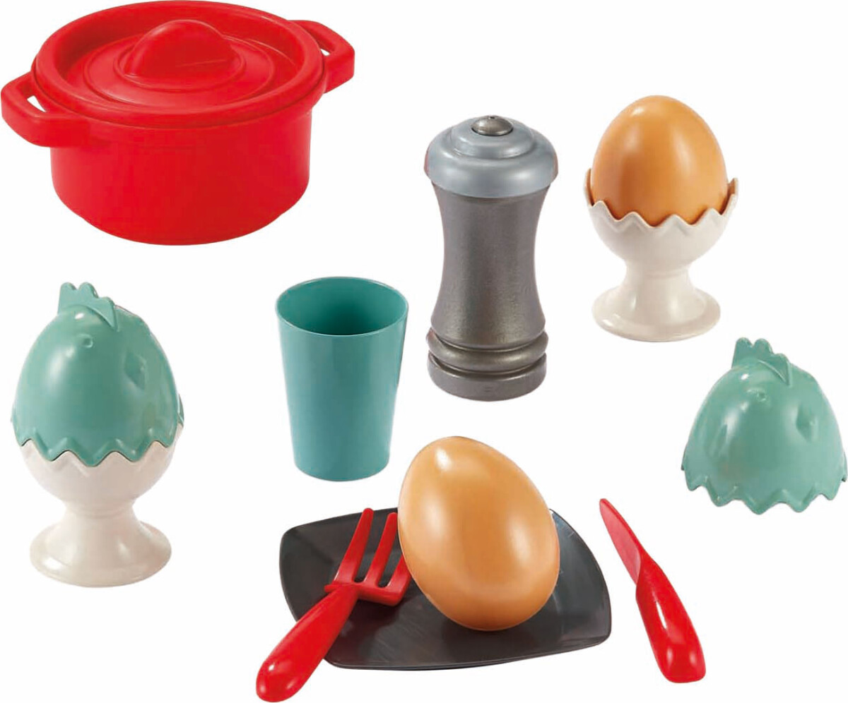 Ecoiffier 12698 - Legemad Sæt I Plastik - 100 Chef - 70 Dele