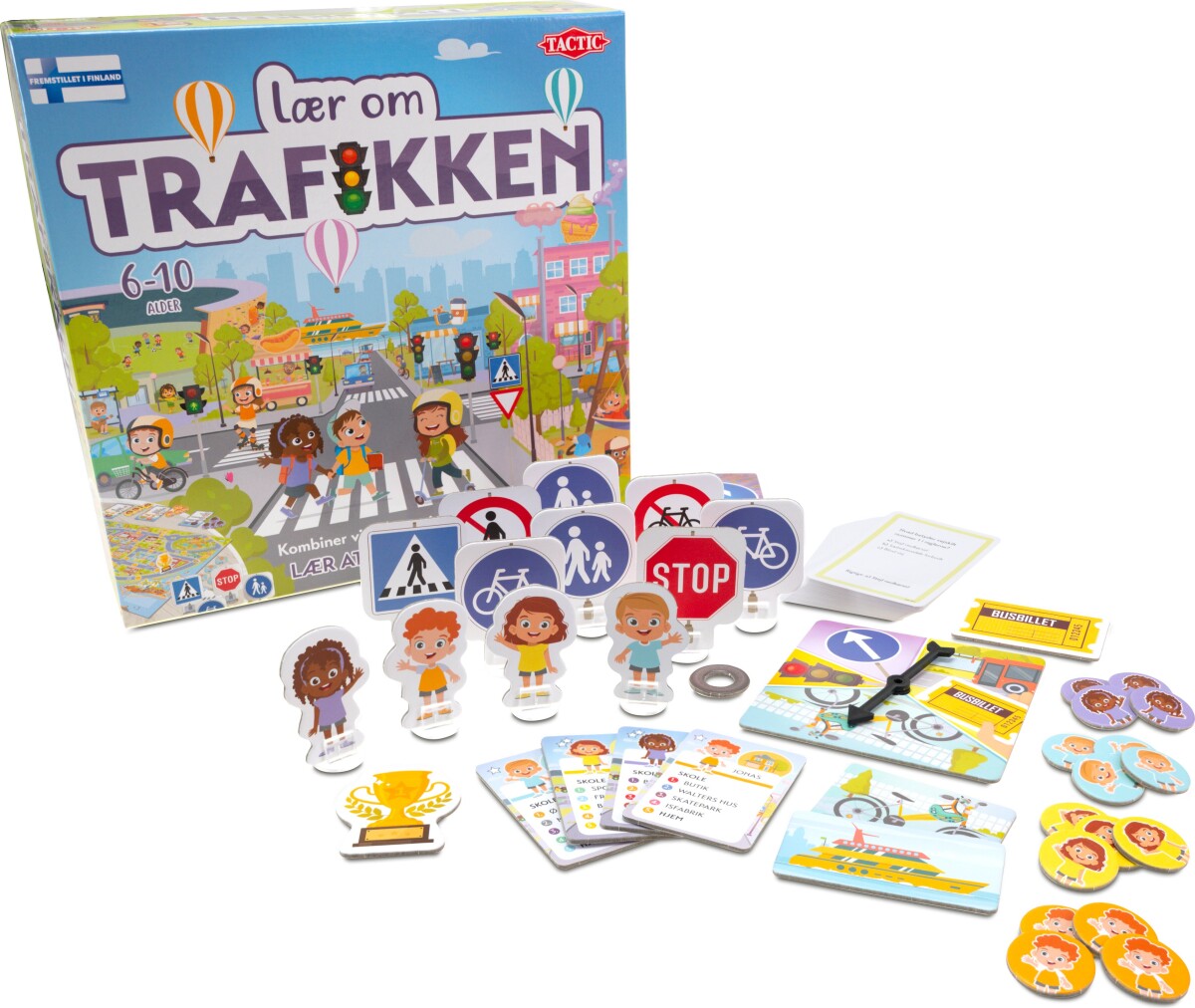 Tactic Games - Lær Om Trafikken Børnespil - Dansk