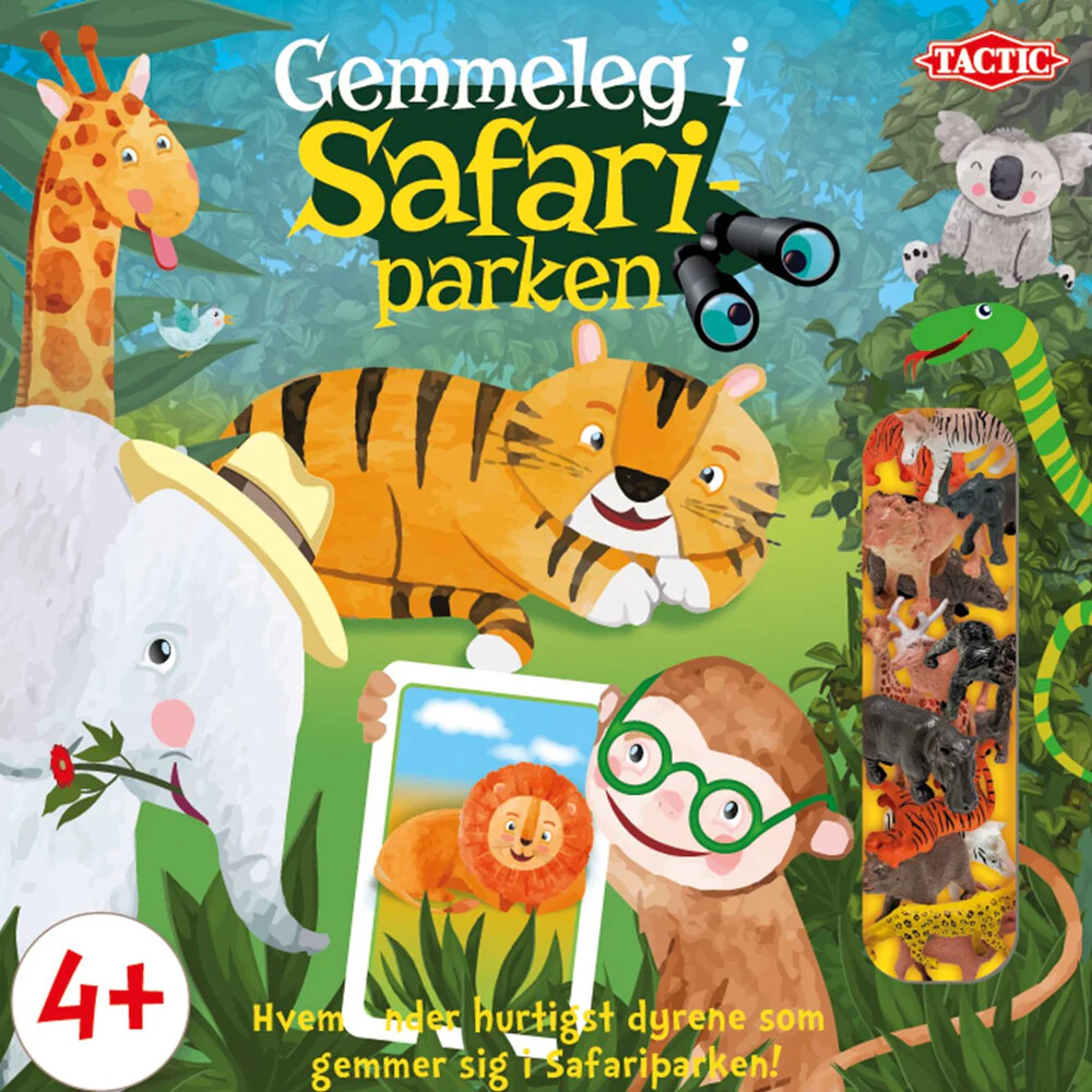 Gemmeleg I Safariparken - Brætspil Til Børn
