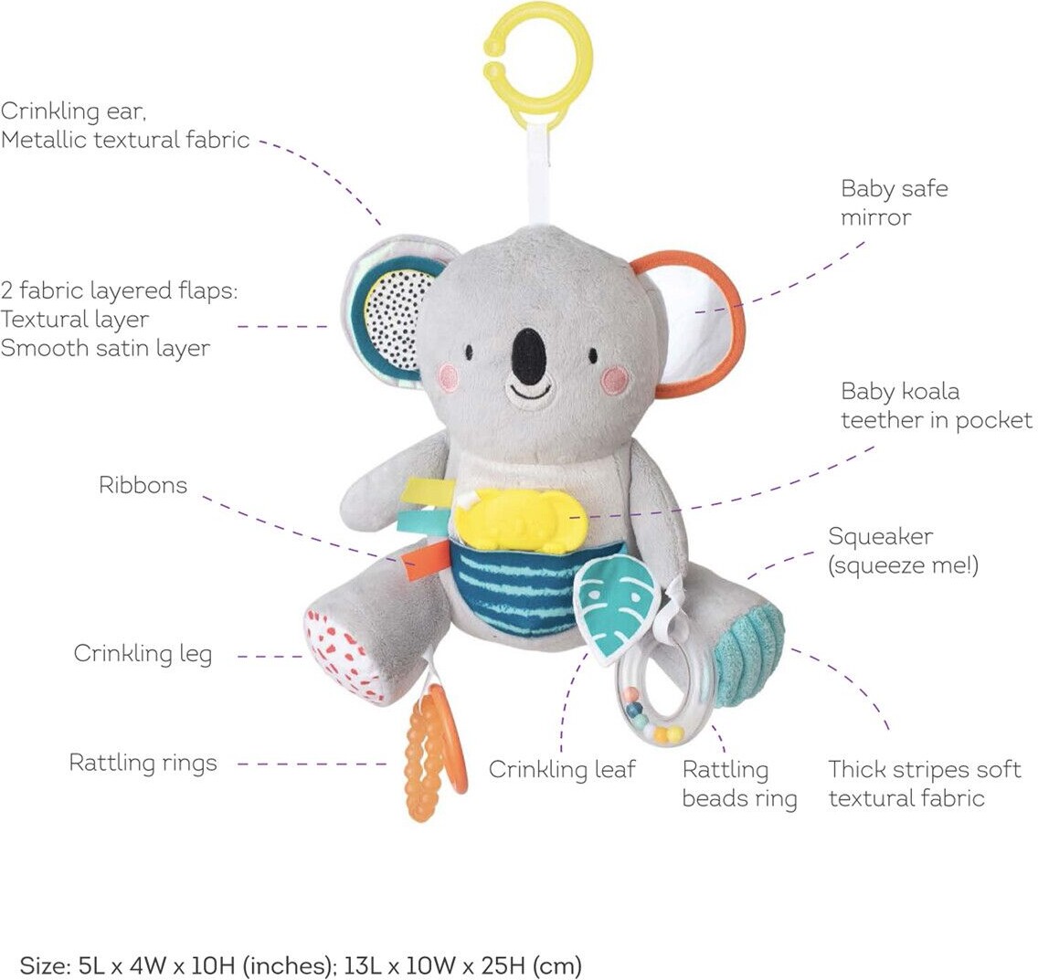 Taf Toys - Aktivitetsbamse Med Bideringe - Kimmy Koala