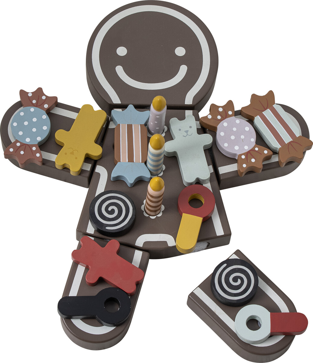 Bloomingville Mini - Tala - Legemad Kage - Brun - Mdf - 16 Dele