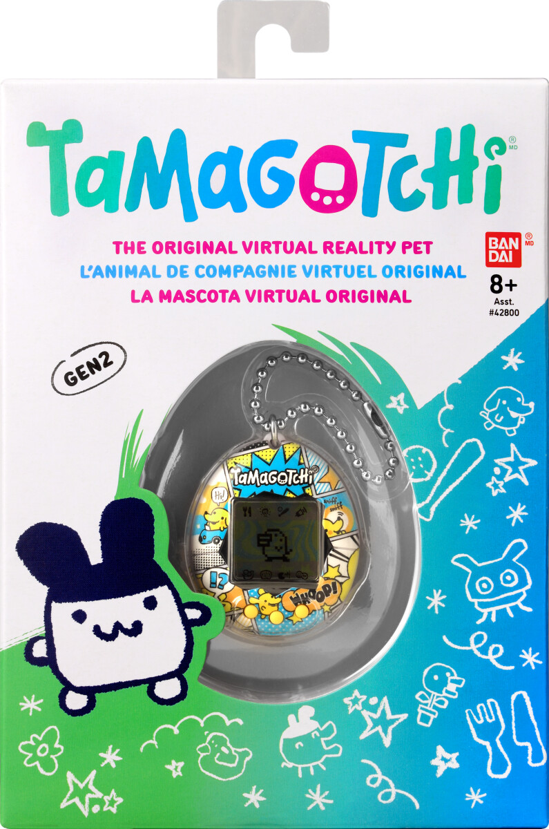 Tamagotchi Original Gen 2 - Pochitchi Comic Book - Virtuelt Kæledyr
