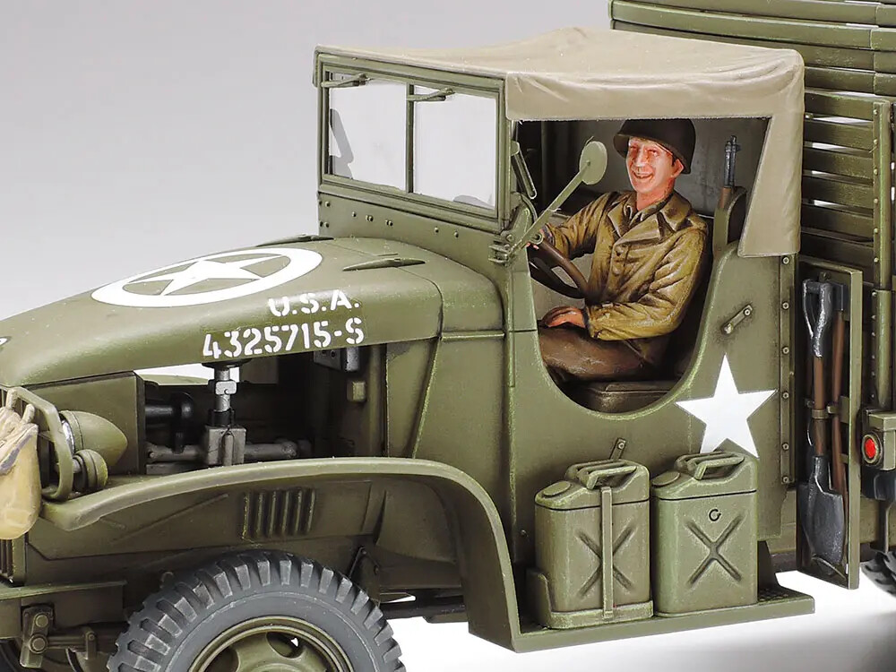 Tamiya - 6X6 Cargo Truck Us 2 5T Lastbil Byggesæt - 1 35 - 35218