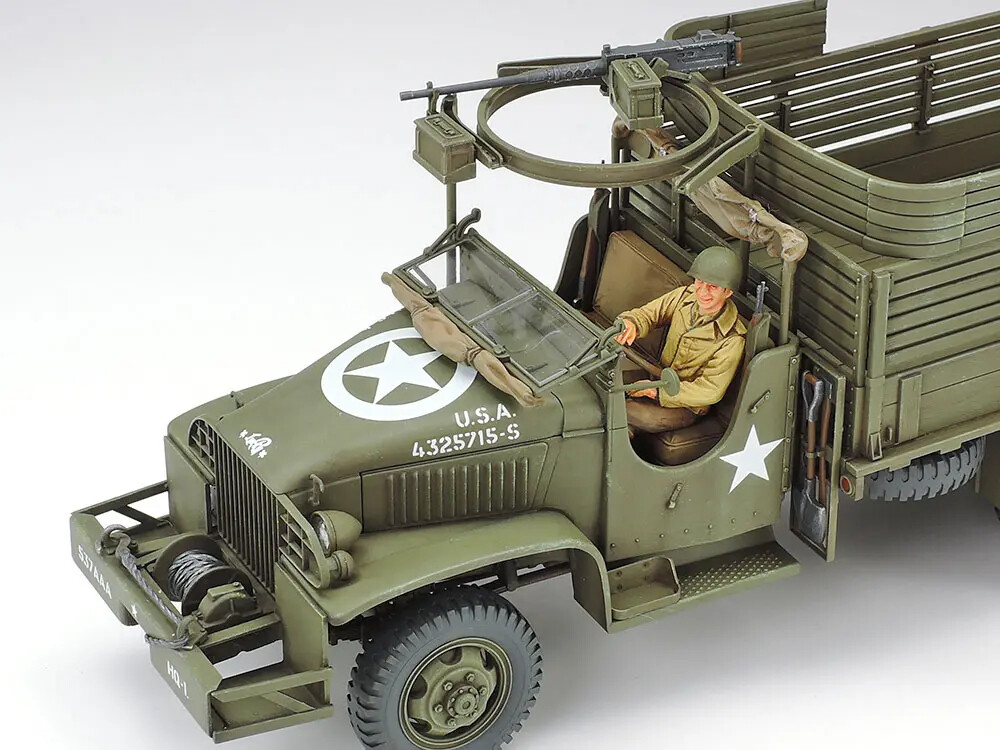 Tamiya - 6X6 Cargo Truck Us 2 5T Lastbil Byggesæt - 1 35 - 35218
