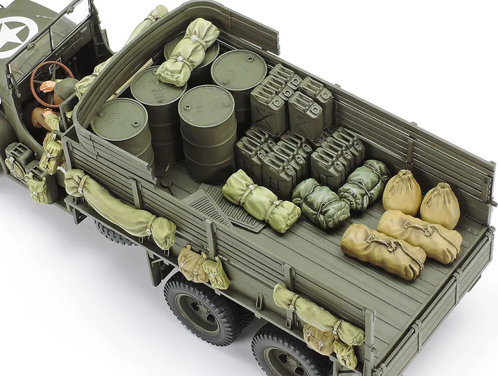 Tamiya - 6X6 Cargo Truck Us 2 5T Lastbil Byggesæt - 1 35 - 35218