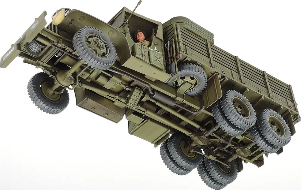 Tamiya - 6X6 Cargo Truck Us 2 5T Lastbil Byggesæt - 1 35 - 35218