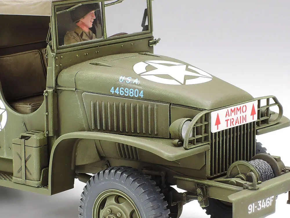 Tamiya - 6X6 Cargo Truck Us 2 5T Lastbil Byggesæt - 1 35 - 35218