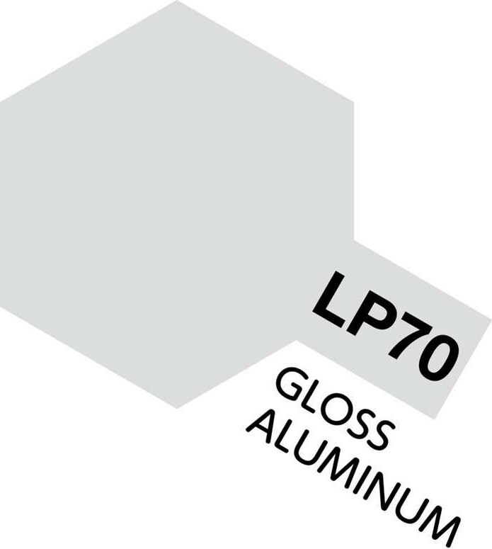Tamiya - Lacquer Paint - Lp-70 Gloss Aluminum - 82170