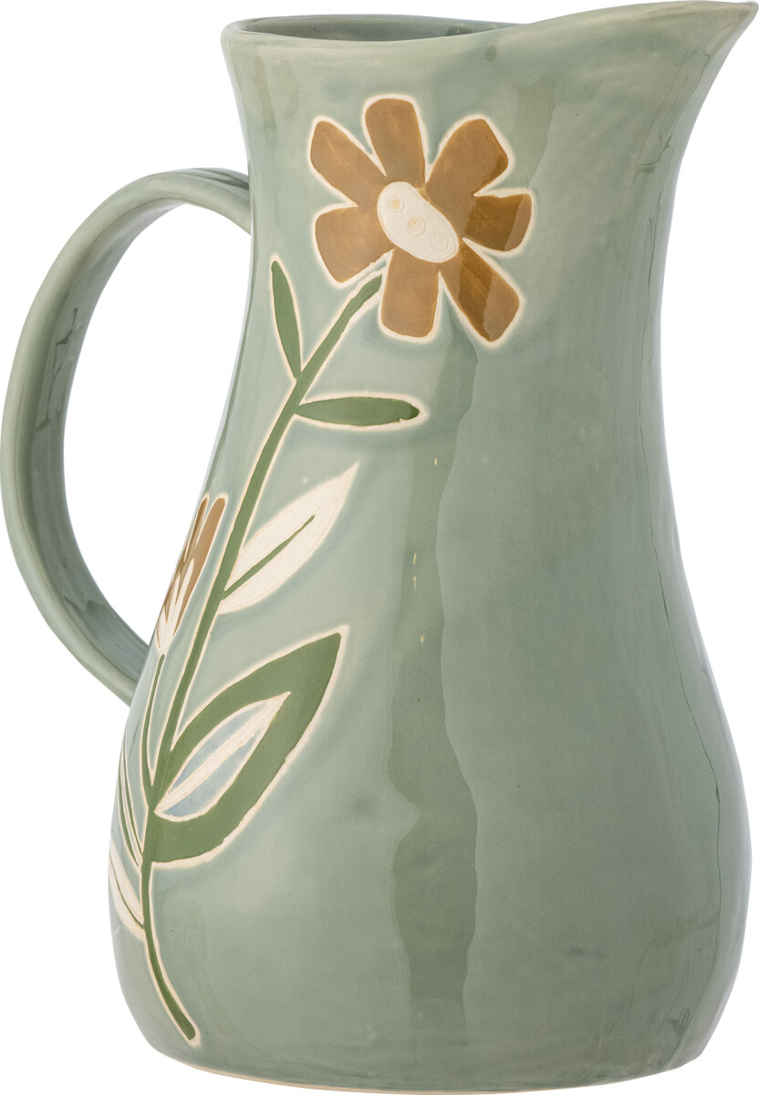 Creative Collection - Tangier Kande Til Vand - Grøn - Stentøj Keramik