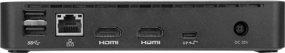 Targus - Universal Usb-C Hub - Displaylink 2X4K-Hdmi 65W - Sort