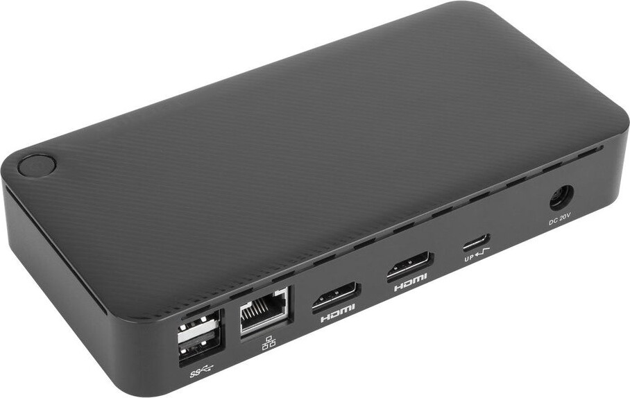 Targus - Universal Usb-C Hub - Displaylink 2X4K-Hdmi 65W - Sort
