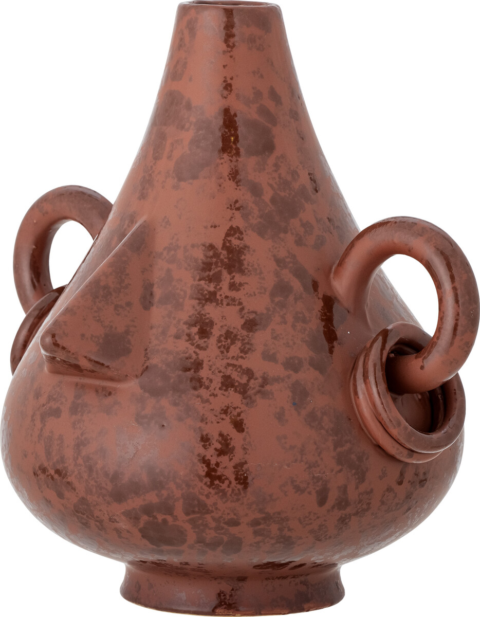 Bloomingville - Tarun Deko Vase - Brun - Stentøj - H 35 5 Cm