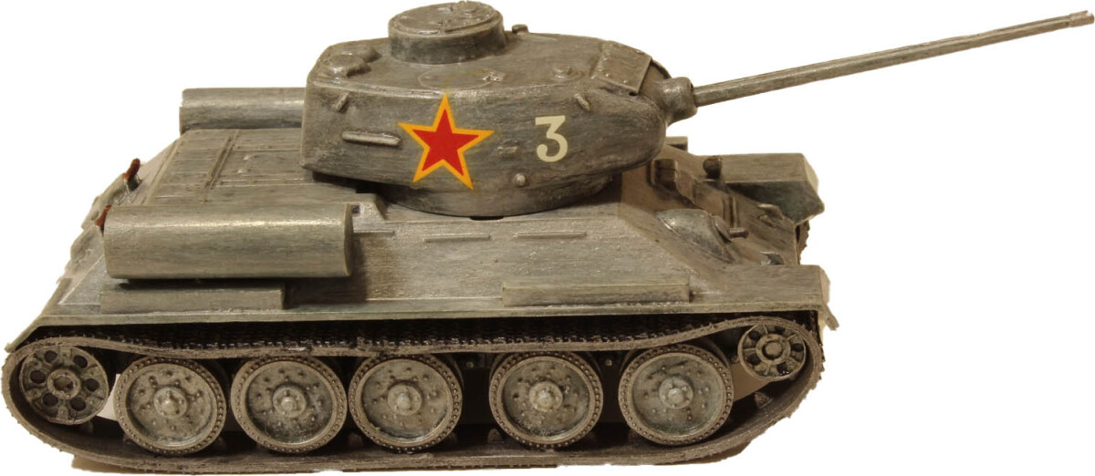 Airfix - Russian T34 Tank Byggesæt - 1 76 - A01316V