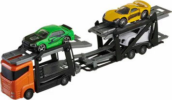 Teamsterz - Biltransporter Legetøj - Lastbil Inkl Biler - Assorteret