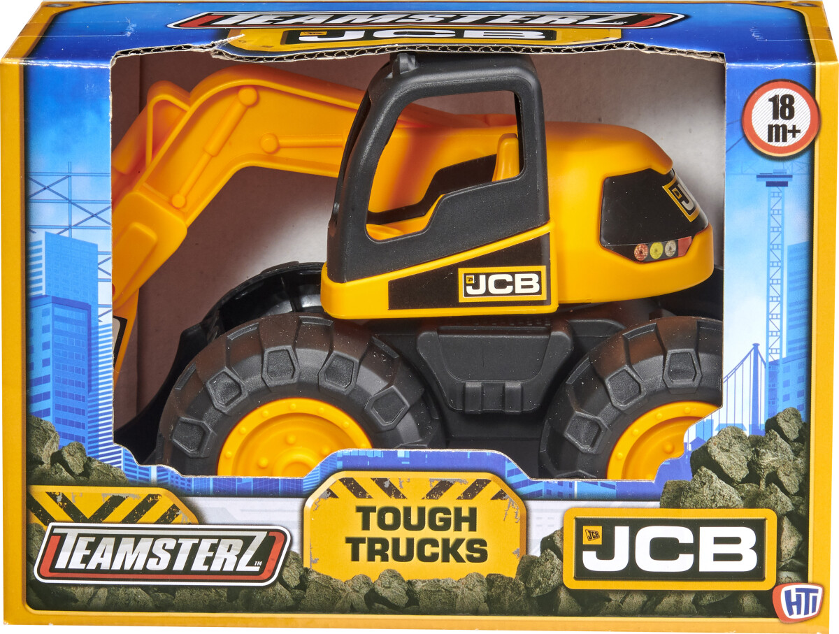 Teamsterz - Jcb - Tough Trucks - Excavator Gravko Legetøj