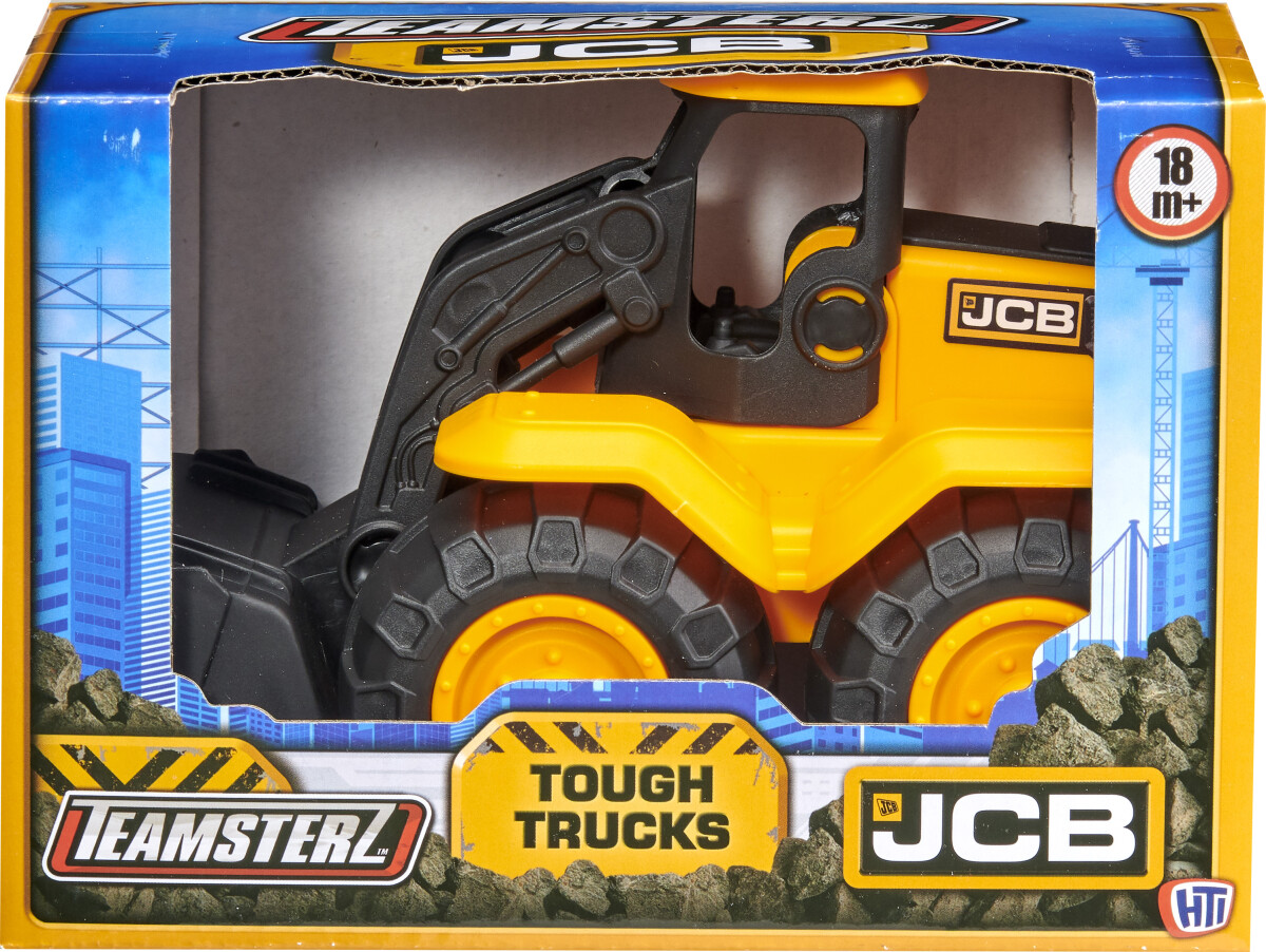 Teamsterz - Jcb - Tough Trucks - Hjullæsser Gravemaskine Legetøj