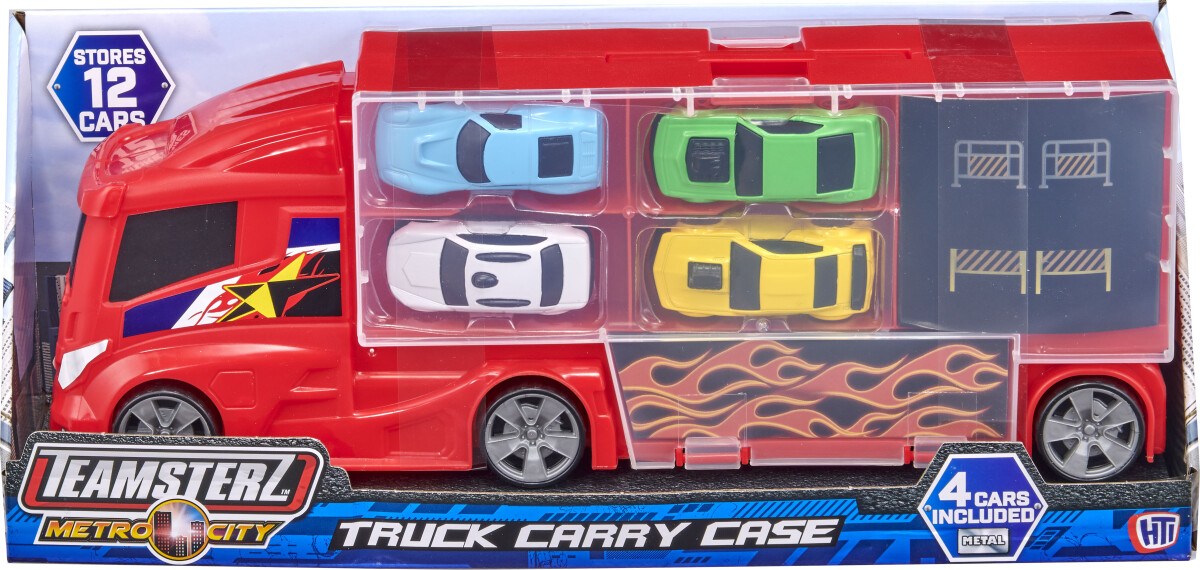 Teamsterz - Metro City - Truck Carry Case - Biltransporter Legetøj