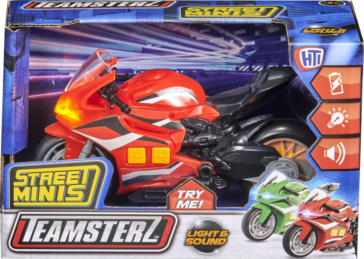 Teamsterz - Street Minis - Legetøjs Motorcykel - Assorteret