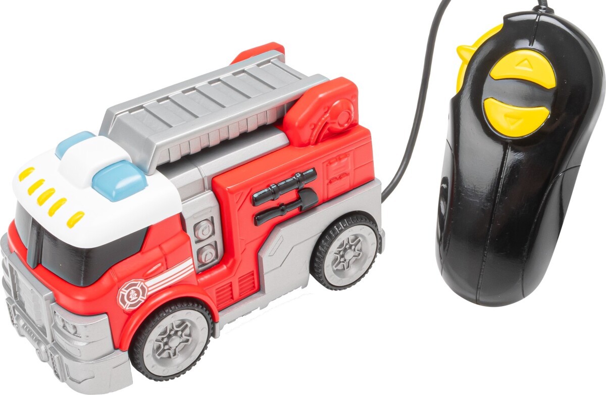 Teamsterz - Mighty Machines - Rc Fjernstyret Brandbil Legetøj