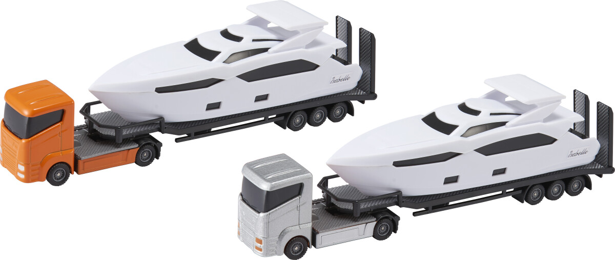 Teamsterz - Street Machines - Sea Cruiser Transporter Legetøj - Assorteret