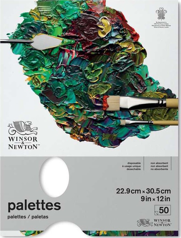 Afrivningspalette - 50 Ark - Winsor Newton