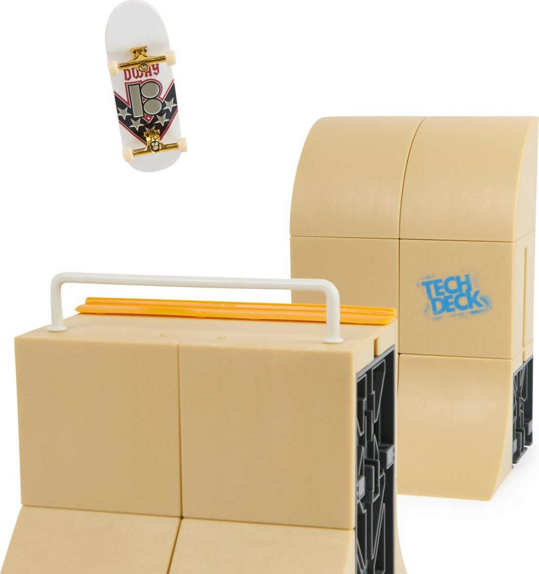 Tech Deck Rampe Sæt Inkl. Fingerboard Danny Way Mega Half Pipe Se