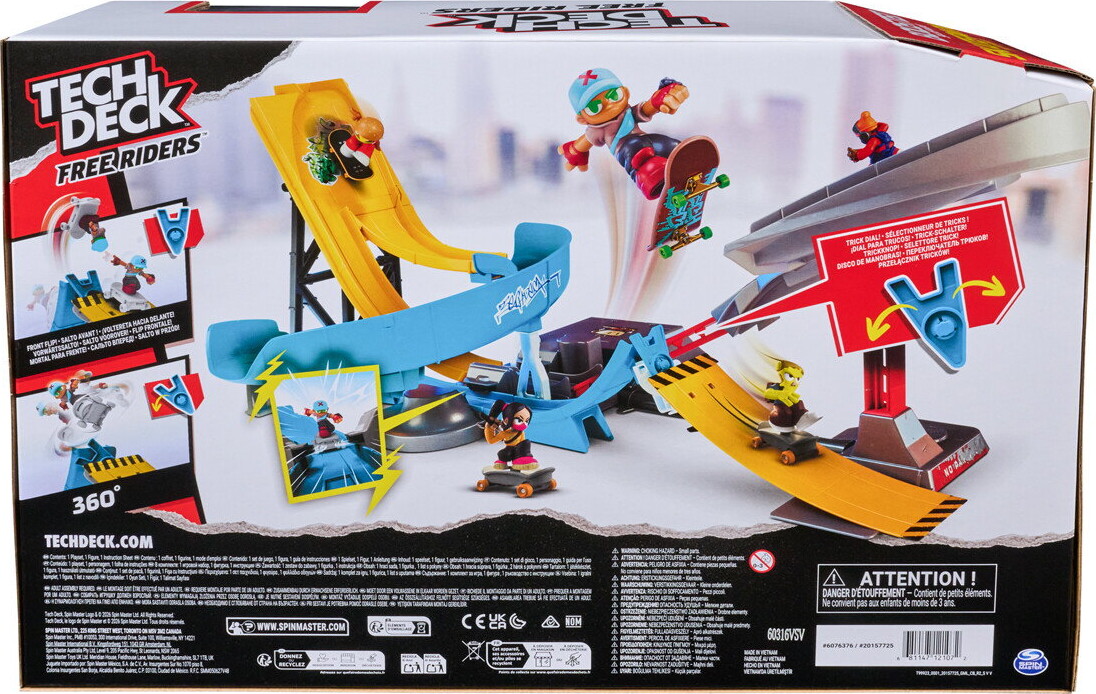 Tech Deck - Free Riders Extreme Legesæt
