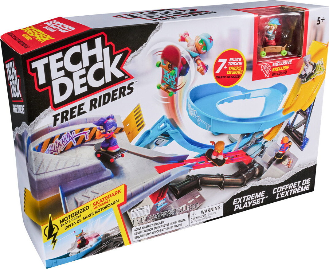 Tech Deck - Free Riders Extreme Legesæt