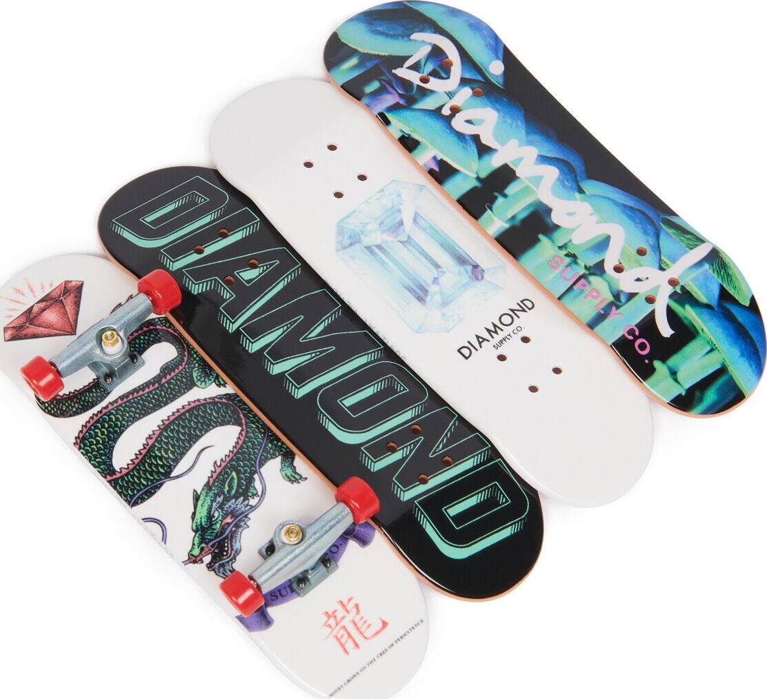 Tech Deck - Skate 4-Pak Multisæt Finger - Boards Assorterede