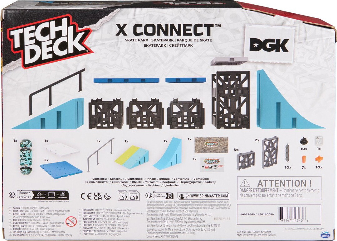 Tech Deck X - Connect Dgk Skatepark