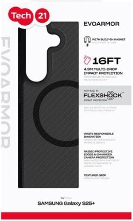 Tech21 - Evo Armor Magnet - Samsung Galaxy S25 - Sort