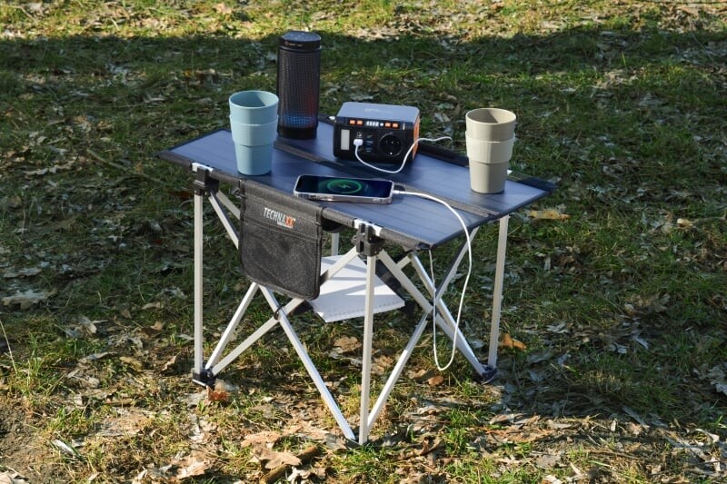 Technaxx - Sammenklappeligt Solar Campingbord - 20W