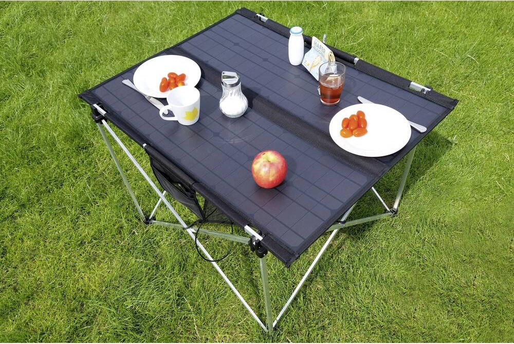 Technaxx - Sammenklappeligt Solar Campingbord - 60W - Tx-251