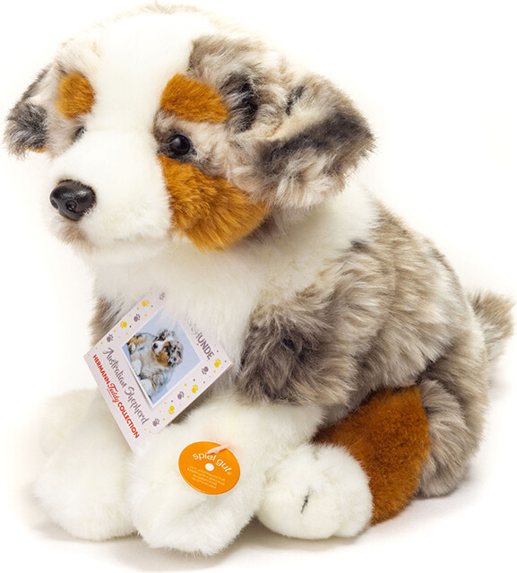 Teddy Hermann - Australsk Hyrde Hund Hvalp - 22 Cm - Bamse