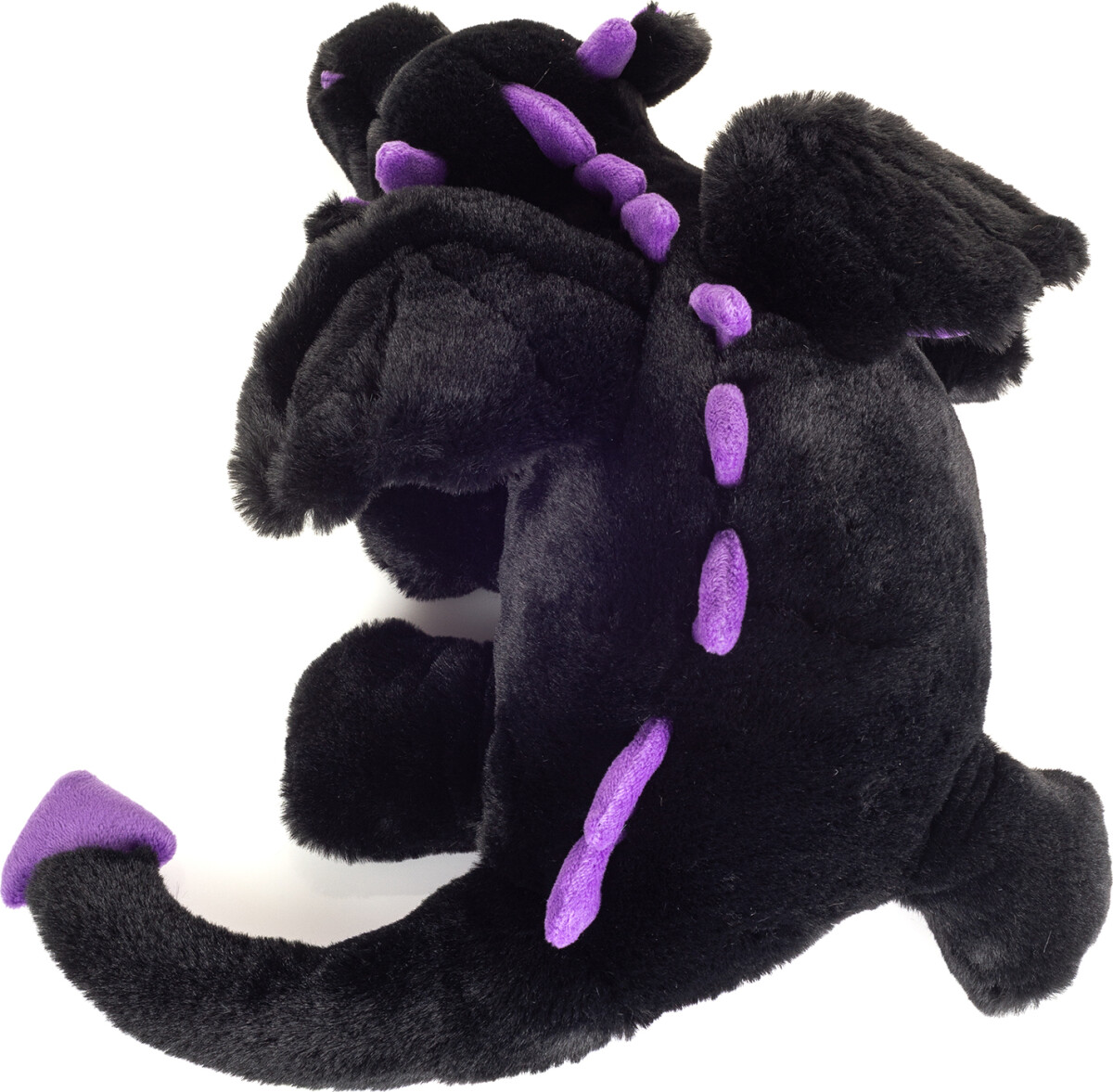 Teddy Hermann - Dragen Logan 32 Cm - Sort-Lilla