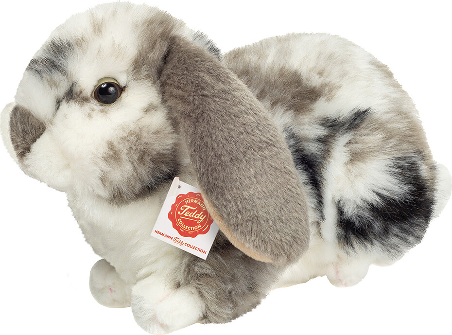 Teddy Hermann - Kanin Bamse - Dværgvædder - Plettet - 23 Cm