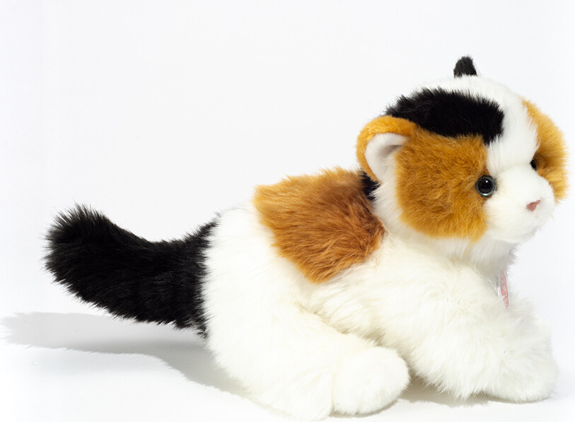 Teddy Hermann - Calico Kat Bamse - Flerfarvet - 24 Cm