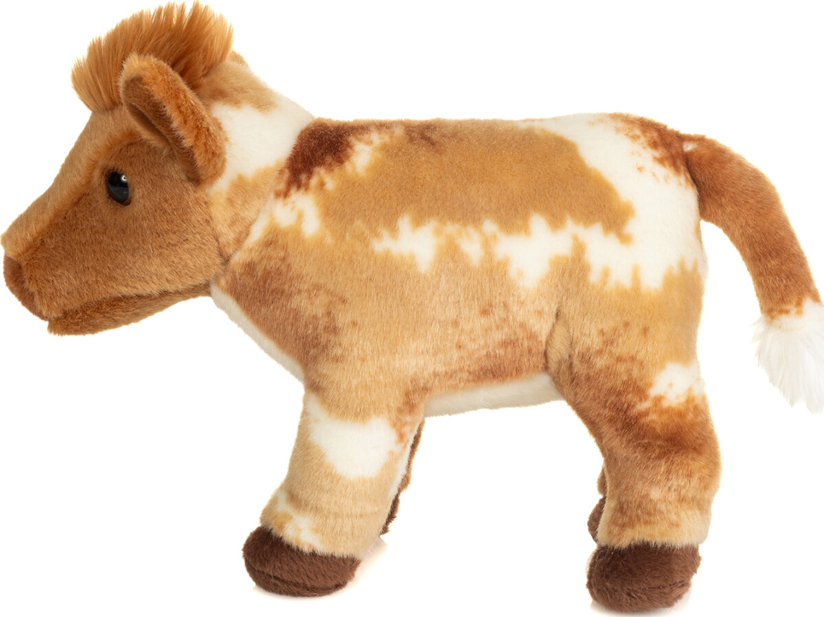 Teddy Hermann - Ko 22 Cm - Broget